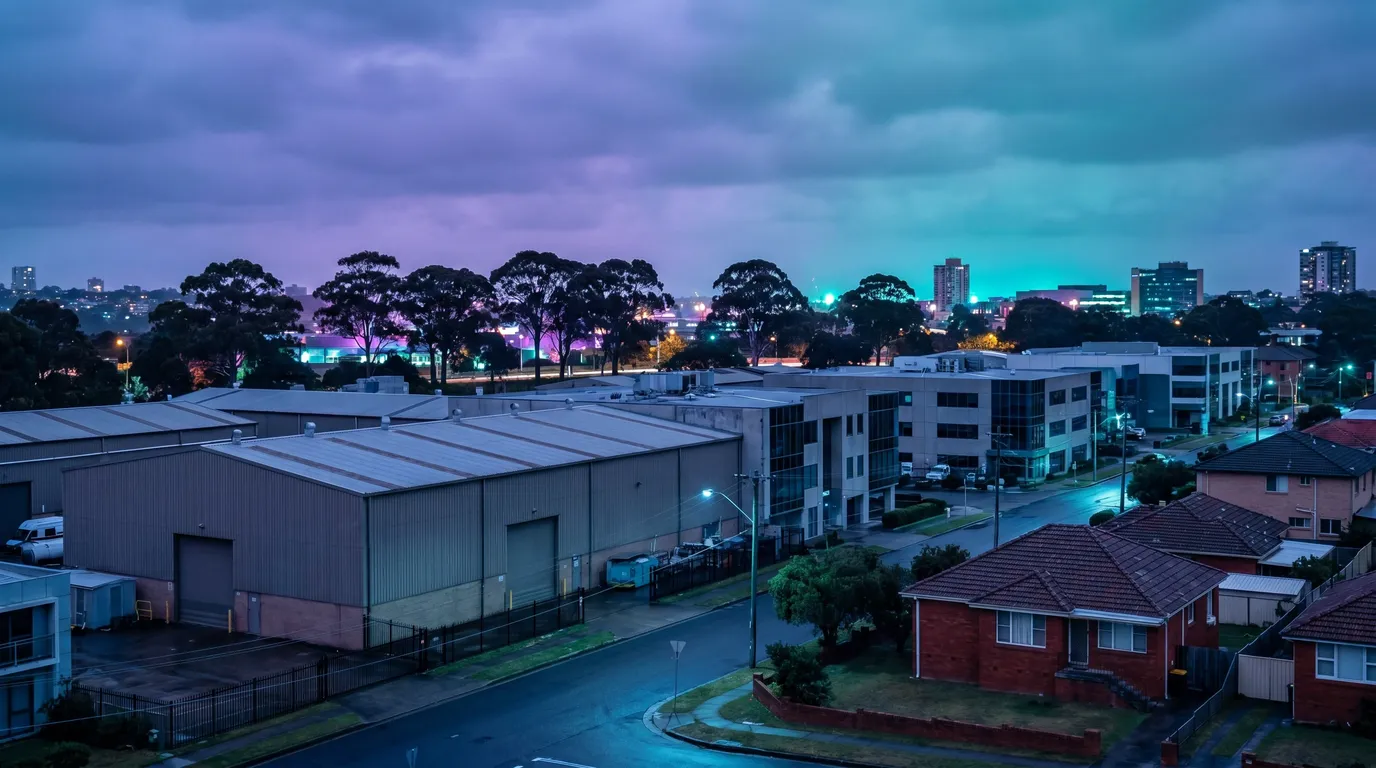 A residential street in Artarmon, 2064